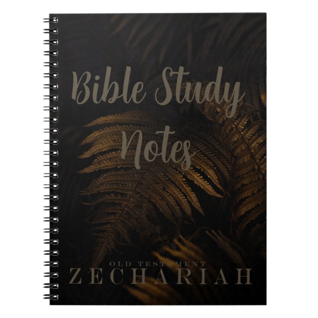 Cuaderno Estudio Bíblico-Zacarías (Frente)
