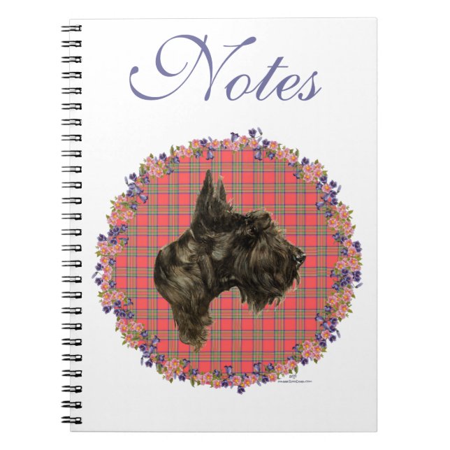 Cuaderno Estudio de cabeza sobre tartán (Frente)