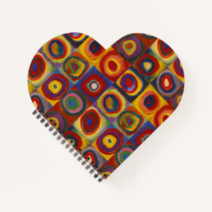 Cuaderno Estudio de color de Kandinsky Cuadrados Coloridos