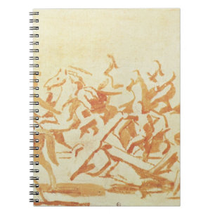 Cuaderno Estudio de Cristo que lleva la cruz (tiza y lavado