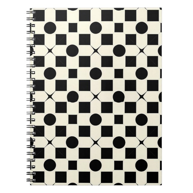 Cuaderno ⚫ Estudio de diseño de círculos geométricos y trab (Frente)
