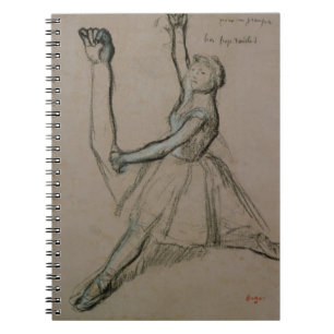 Cuaderno Estudio de Edgar Degas el de un bailarín