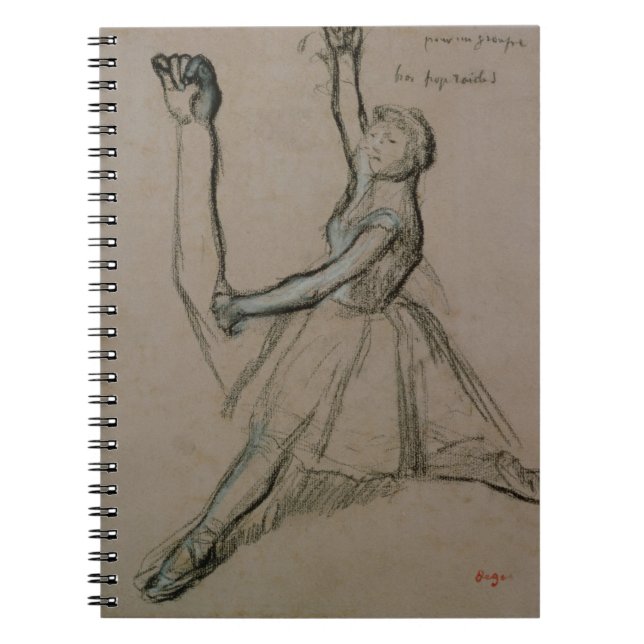 Cuaderno Estudio de Edgar Degas el | de un bailarín (Frente)