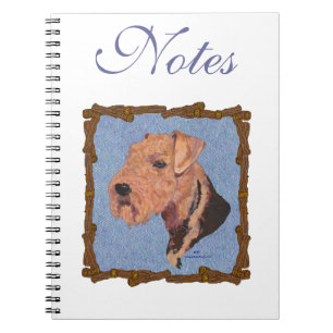 Cuaderno Estudio de la cabeza del Airedale Terrier