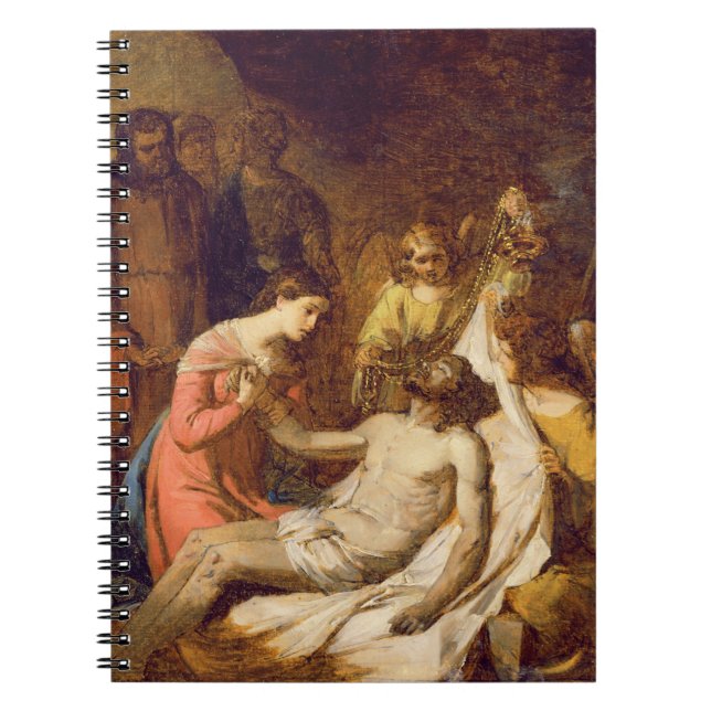 Cuaderno Estudio de la lamentación en el Cristo muerto (Frente)