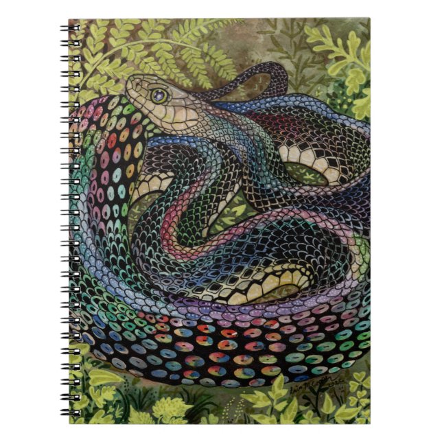 Cuaderno Estudio de la serpiente jardinera más allá de la p (Frente)