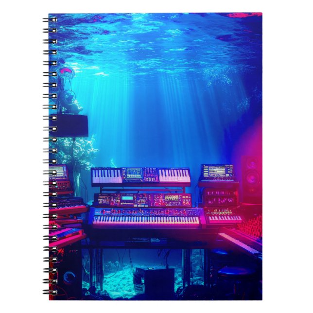 Cuaderno Estudio de Música Subacuático (Frente)