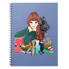 Cuaderno Estudio escolar Buddies Furry Friends Notebook, ZK