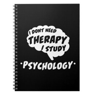 Cuaderno Estudio Estudiantil De Psicología Cita Graciosa Pa