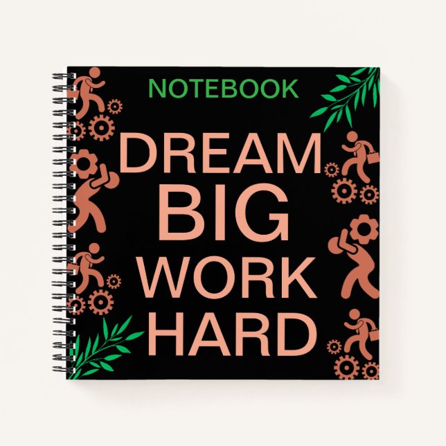 Cuaderno Estudio. Hustle. Exitoso (Anverso)