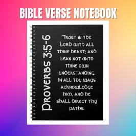 Cuaderno Estudio moderno de la biblia de los proverbios neg