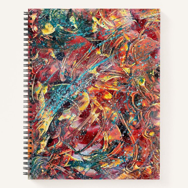 Cuaderno Estudios de Ignición No. 1 – espiral de Arte Abstr (Anverso)