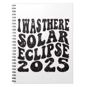 Cuaderno Estuve allí Eclipse Solar 2025 Eclipse Parcial