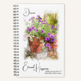Cuaderno Eternal Happiness Floral 2026 JW Convention