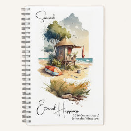 Cuaderno Eternal Happiness Tropical Beach 2026 Convention 