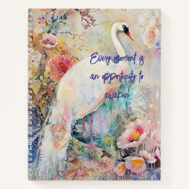 Cuaderno Ethereal White Peacock