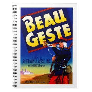 Cuaderno Etiqueta Beau Geste
