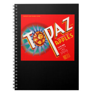 Cuaderno Etiqueta de Apple de Topaz