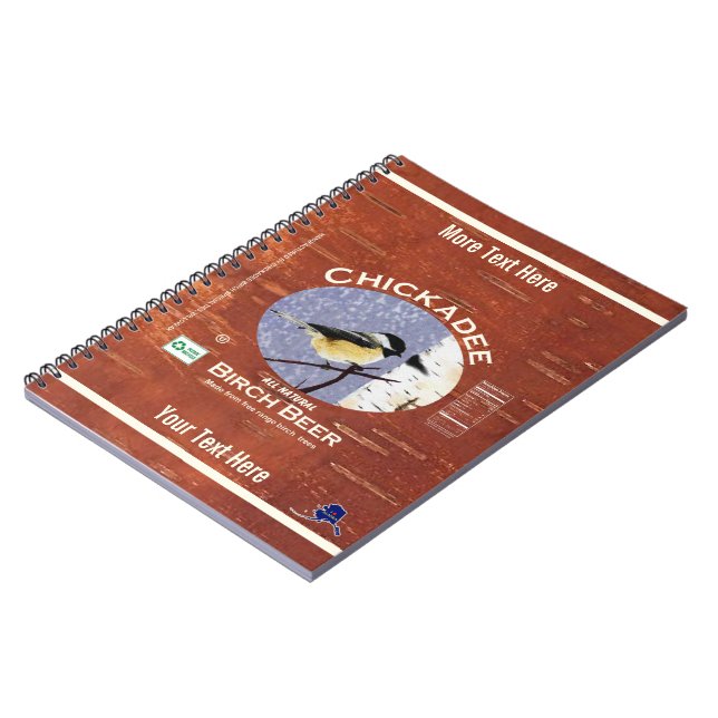 Cuaderno Etiqueta de cerveza de pollo Birch (Lado Izquierdo)