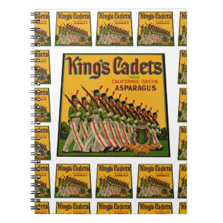 Cuaderno Etiqueta de espárrago de cadetes de King's