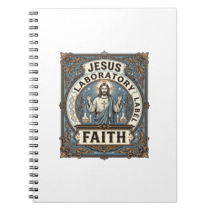 Cuaderno Etiqueta de laboratorio de Jesús Fe Laboratorio de
