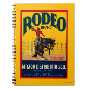 Cuaderno Etiqueta de rodeo-vegetalSalinas, CA