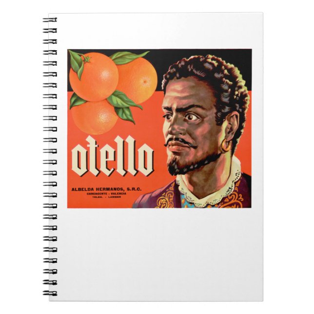 Cuaderno Etiqueta Naranja de Otello (Frente)