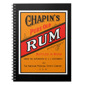 Cuaderno Etiqueta Pure Old Rum