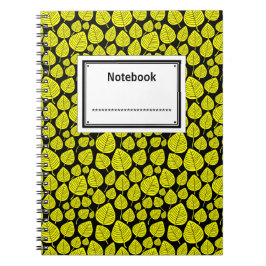 Cuaderno Etiquetado - Amarillo sobre negro