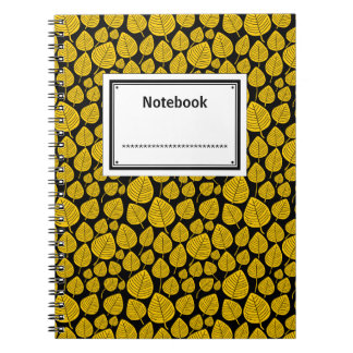 Cuaderno Etiquetado - Ámbar en negro