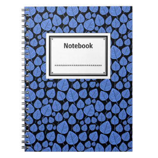 Cuaderno Etiquetado - Azul bebé en negro