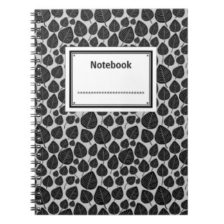 Cuaderno Etiquetado - Negro en gris