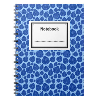 Cuaderno Etiquetado - Sombras de azul