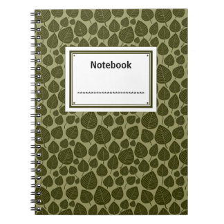 Cuaderno Etiquetado - Tonos de oliva