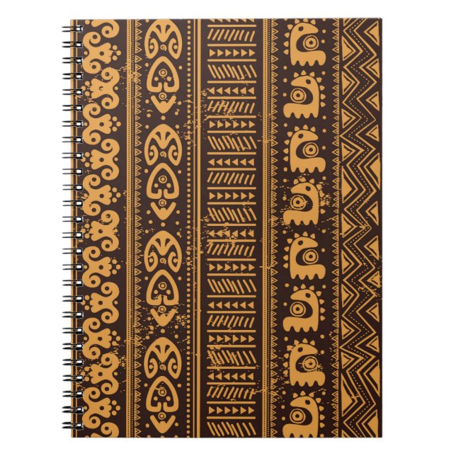 Cuaderno Etnia tribal sin fisuras (Frente)