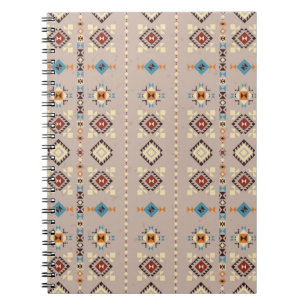 Cuaderno Étnica: patrón tribal sin costuras