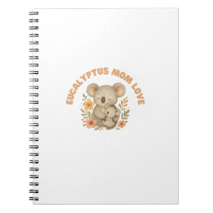 Cuaderno Eucalipto Amor de Mamá Koala Día de la Madre