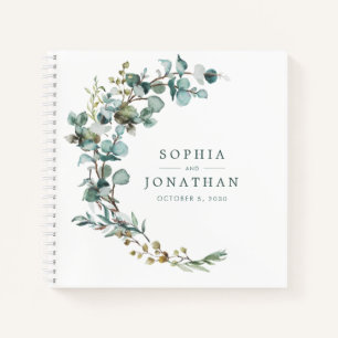 Cuaderno Eucalyptus Boda Botánico Personalizado