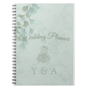 Cuaderno Eucalyptus Foliage Bismillah Marble Boda