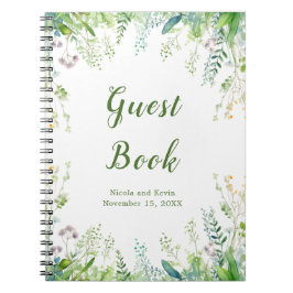 Cuaderno Eucalyptus Greenery deja un libro de Bodas