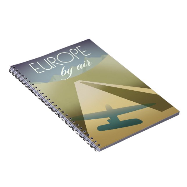 Cuaderno Europa en Avión (Lado Derecho)