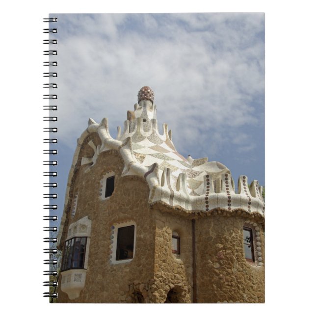 Cuaderno Europa, España, Catalunya, Barcelona. Parque Güell (Frente)