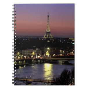 Cuaderno Europa, Francia, París, Vista al sol de Eiffel