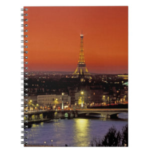 Cuaderno Europa, Francia, París. Vista de la puesta de sol 