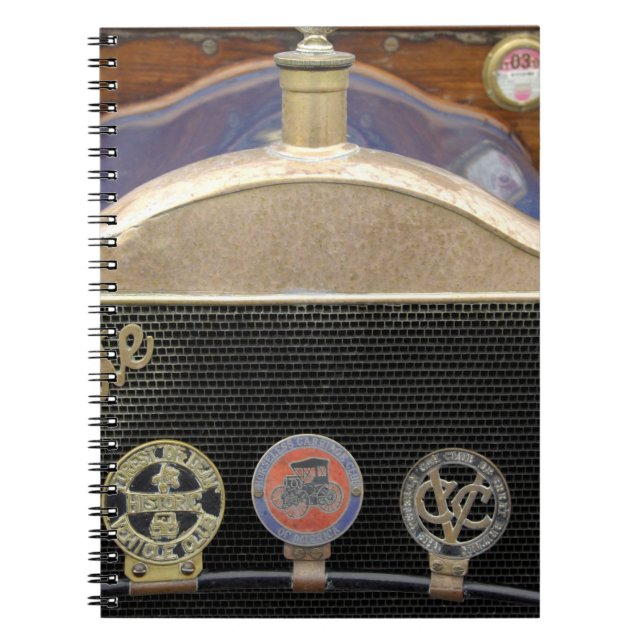 Cuaderno Europa, Irlanda, Dublín. Coche antiguo, Blanco (Frente)