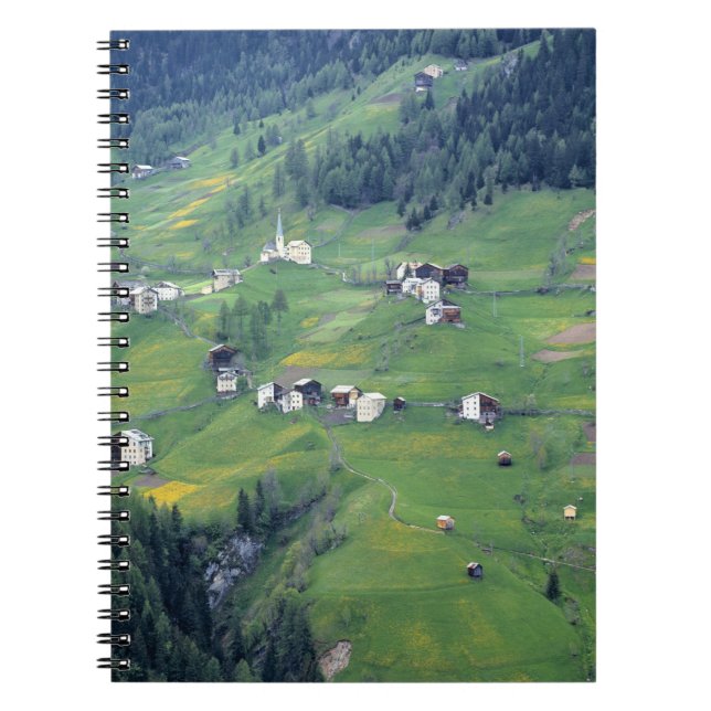 Cuaderno Europa, Italia, Alpes Dolomitas. Esta pequeña alde (Frente)