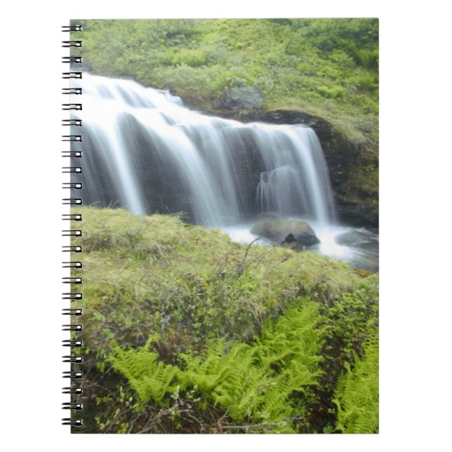 Cuaderno Europa, Noruega. Cascada. (Frente)