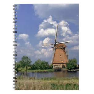 Cuaderno Europa, Países Bajos, Kinerdijk. Un molino de vien