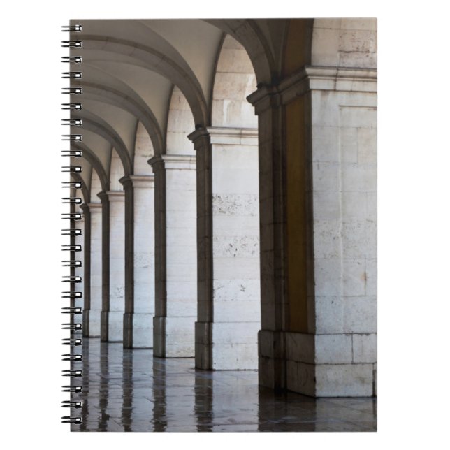 Cuaderno Europa, Portugal, Lisboa. Columnas De La Sala (Frente)