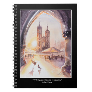 Cuaderno EVE Pintó el casco antiguo de Cracovia
